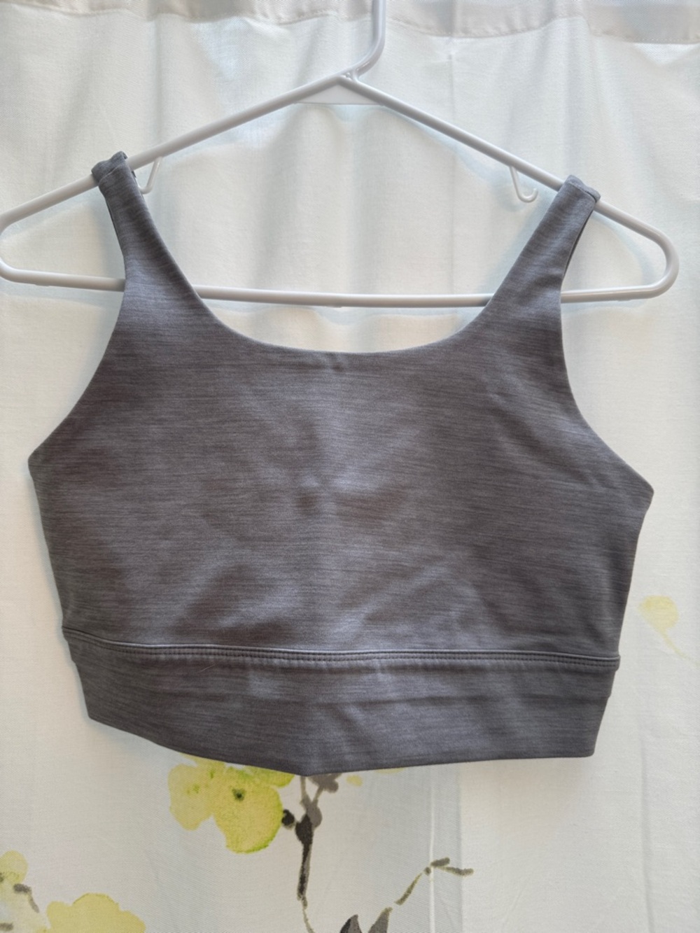 Nike Charcoal Gray Supportive Crop Sports Bra